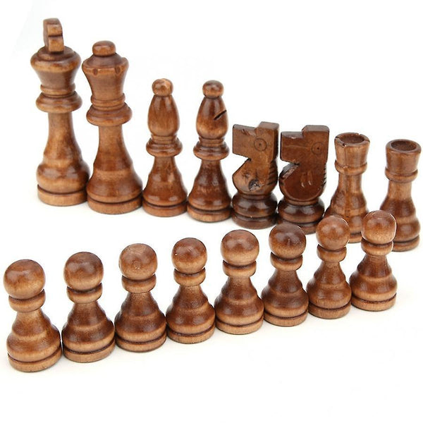 Wooden International Chess Piece Interac SM32207