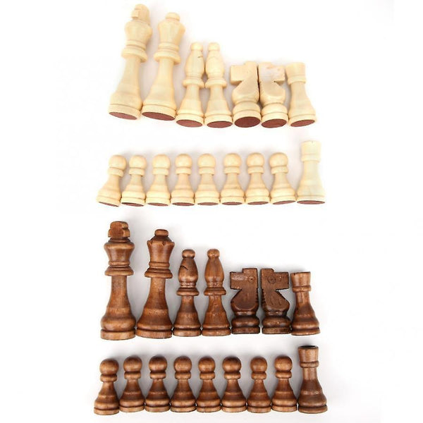 Wooden International Chess Piece Interac SM32207