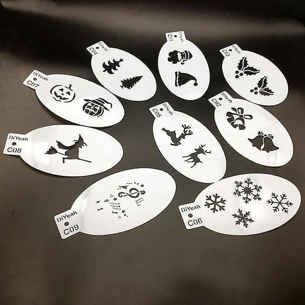 9pcs Stencils For Face Painting Body Art SM32493