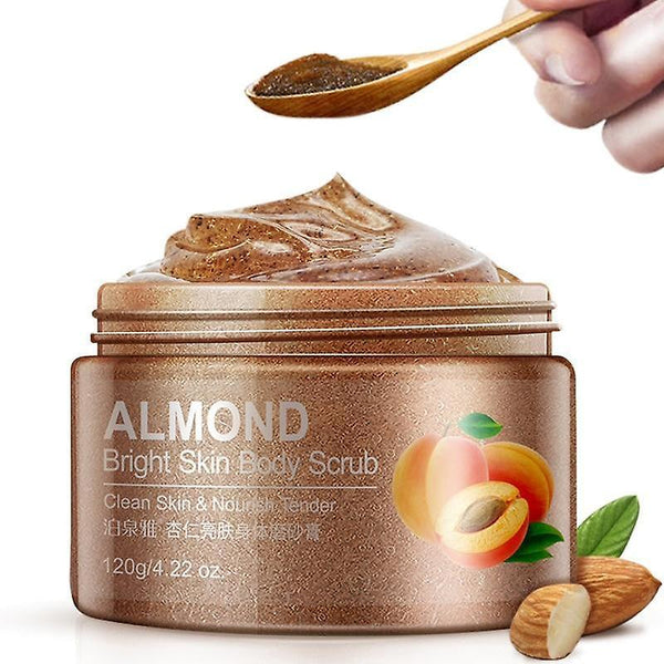 new almond natural hydration and exfoliating body scrub for deep cleansing smooth and sm32559