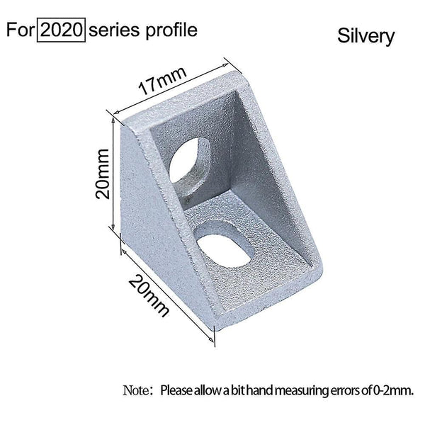 new 16 sets profile connector set corner bracket t nuts and screw bolt for 20s aluminum sm33633