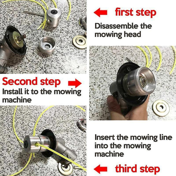 Aluminum Grass Trimmer Head 4 Lines repl SM34614