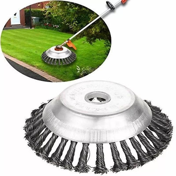 new steel wire trimmer head rounded edge weed trimmer head grass brush sm34617