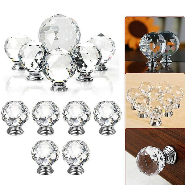 new diamond shape design crystal glass knobs and cupboard drawer sm35610