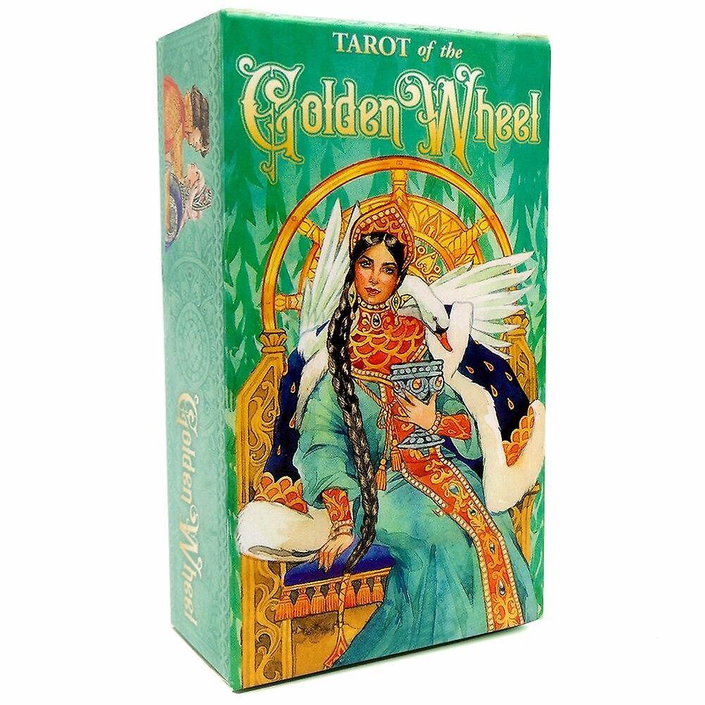 new golden wheel 78 card oracle deck romantic modern witch light seer's sacred destiny archangel sm37637