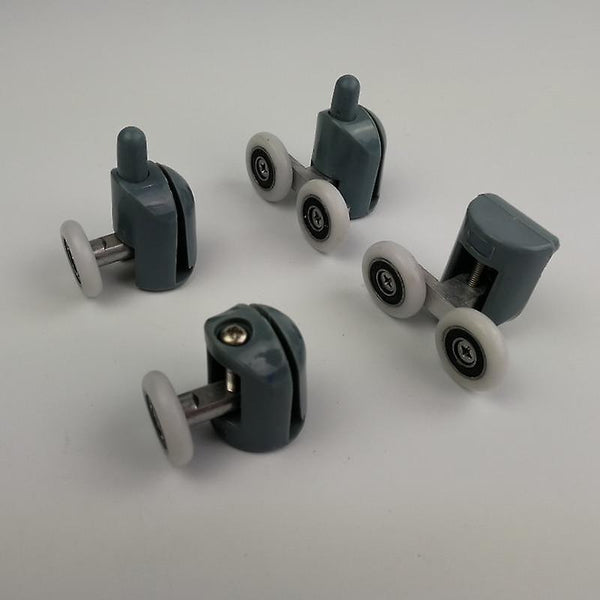 new 4pcs lower4pcs upper-193 23mm shower door enclosures rollers runners wheels pulleys upper part sm38174