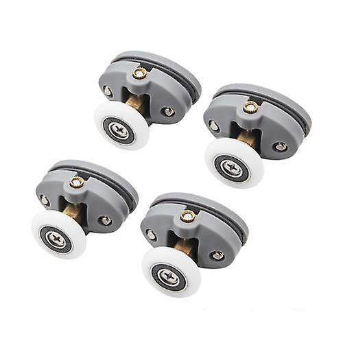 new 8pcs 25mm nylon single pop up pulley runner wheel shower cabin sliding glass door rollers sm38286