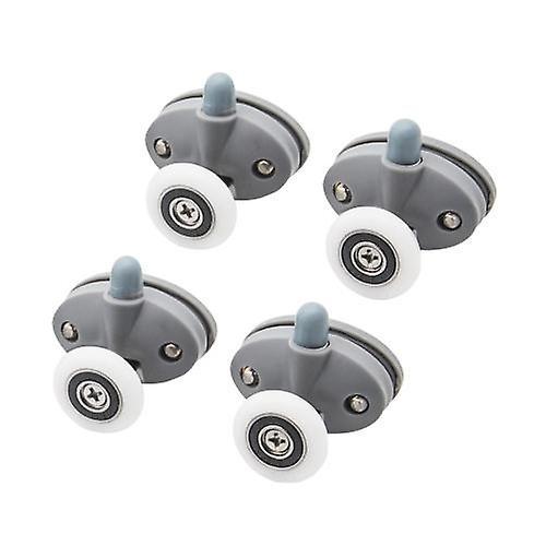 new 8pcs 25mm nylon single pop up pulley runner wheel shower cabin sliding glass door rollers sm38286