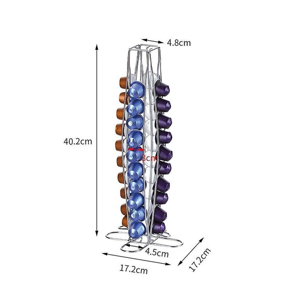 40 Cups Nespresso Coffee Pods Holder Rot SM45154