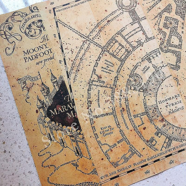 new potters the marauder's map harried hogwart acceptance letter gringott bank sm45496