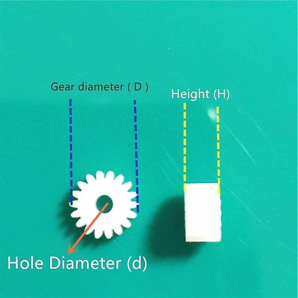 new 10pcs of gears plastic shaft gearss sm47385