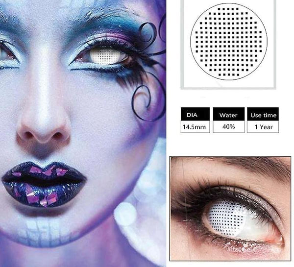 new 9 1pair=2pcs cosplay beautiful big pupil lens for eye halloween color contact sm48068