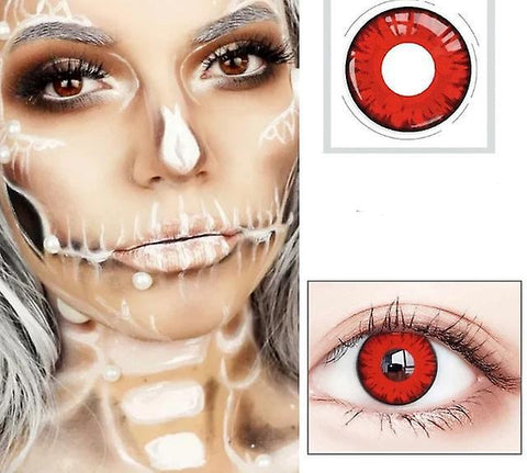 new 9 1pair=2pcs cosplay beautiful big pupil lens for eye halloween color contact sm48068