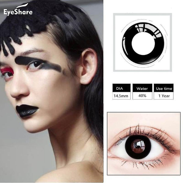 new 9 1pair=2pcs cosplay beautiful big pupil lens for eye halloween color contact sm48068