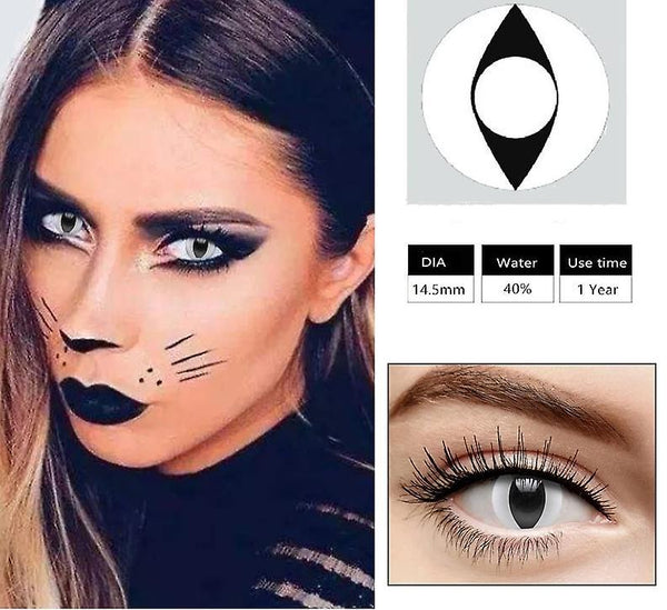 new 9 1pair=2pcs cosplay beautiful big pupil lens for eye halloween color contact sm48068