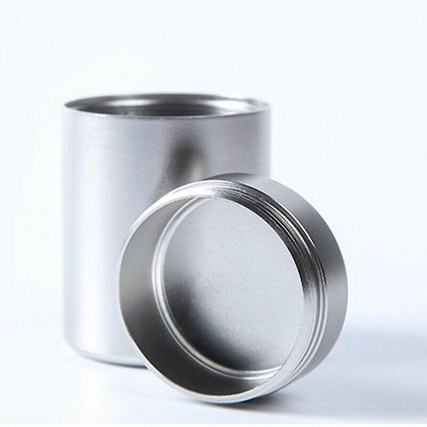 new sliver colorful aluminum airtight smell proof container herb stash tea jar sealed sm48244