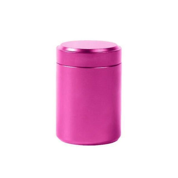 new sliver colorful aluminum airtight smell proof container herb stash tea jar sealed sm48244