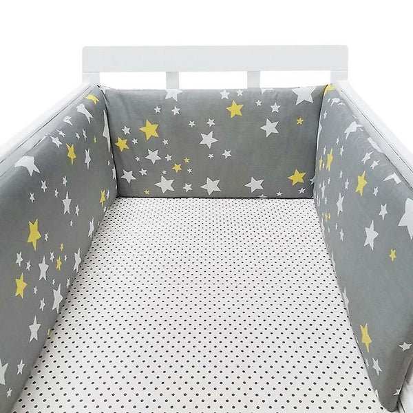 new g 200cm one piece double sided baby bed bumper l u shape sm51863