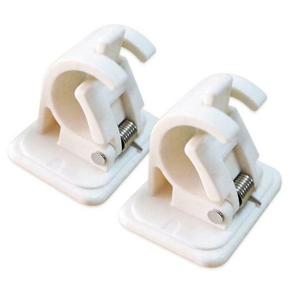 2pcs Hanging Curtain Rod Fixed Clip SM53074