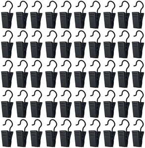 new 30pcs black curtain clip strong sturdy metal curtain clips shower hooks sm53141