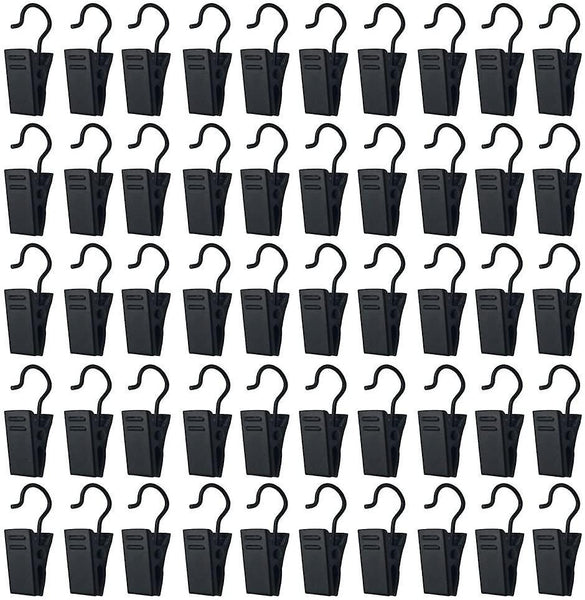 new 30pcs black curtain clip strong sturdy metal curtain clips shower hooks sm53141