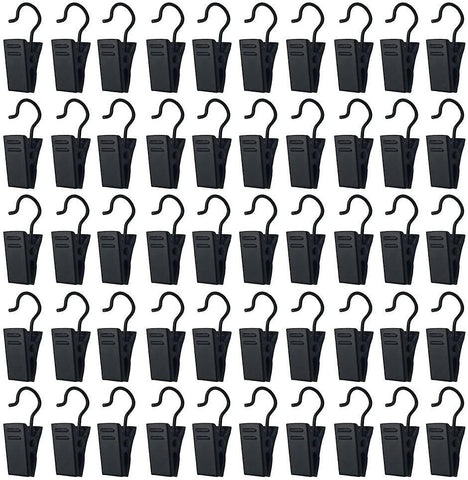 new 30pcs black curtain clip strong sturdy metal curtain clips shower hooks sm53141