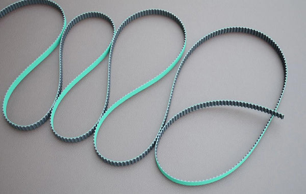 new 9m horizontal opening pattern rubber belt for electronic smart curtain track sm55668