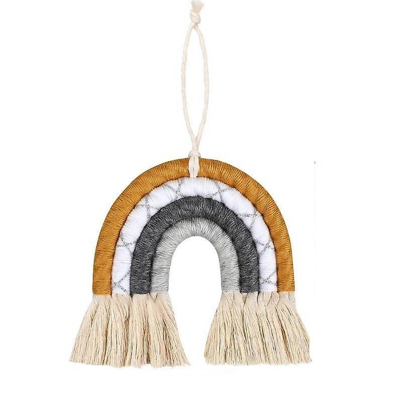 Boho Style Handmade Macrame Rainbow wall SM56812