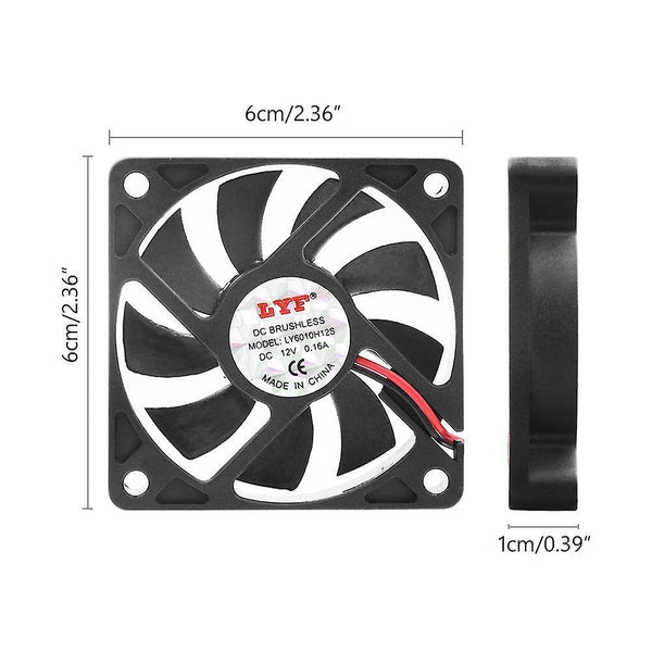 12v Dc Cooling Fan For Computer Pc Diame SM62503