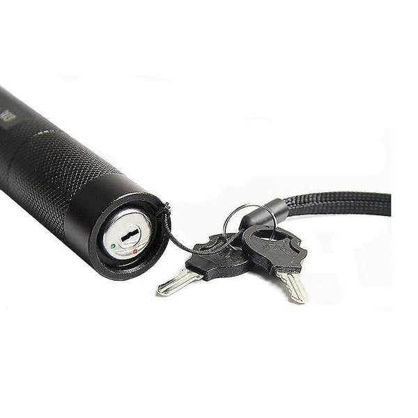 new 2in1 laser pointer pen 18650 rechargeable battey 2 safe key sm63540