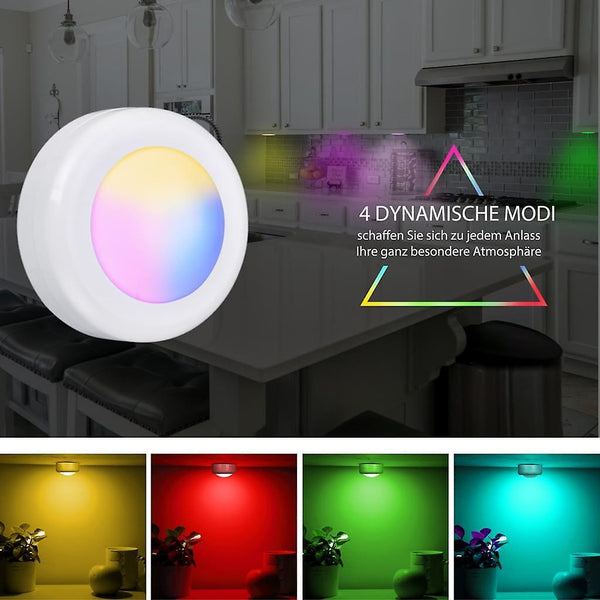 Cabinet Lighting Led Night Light With Remote Control Battery Operated Lamps