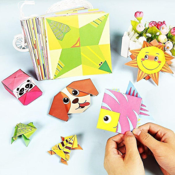 Origami paper 54 pages eco friendly montessori diy kids craft origami makers