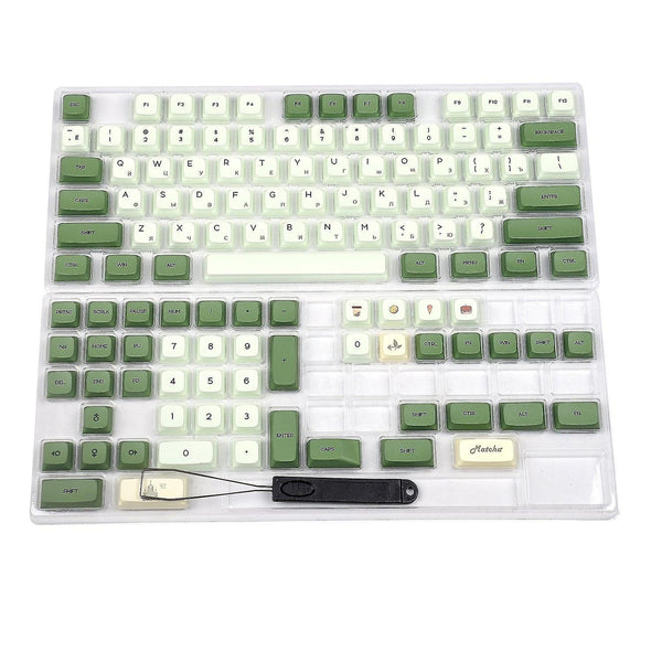 Remote controls matcha dye sub zda pbt keycap similar to xda japanese korean russian for mx keyboard 104 87 61