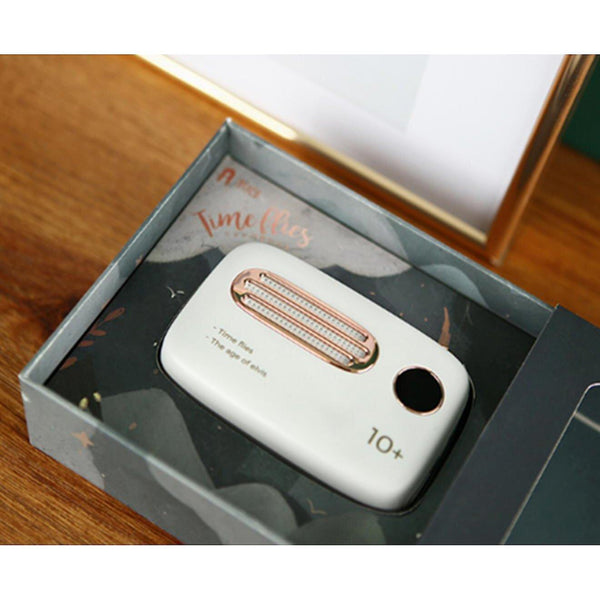 Speakers creative mini retro power bank portable cute 10000mah fast charge mobile power bank with digital