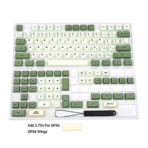 Remote controls matcha dye sub zda pbt keycap similar to xda japanese korean russian for mx keyboard 104 87 61