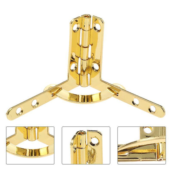 4.1x4.1cm Golden Hinges 10pcs Wood Box Hinge Household Hardwares Practical Box Hinge Accessories