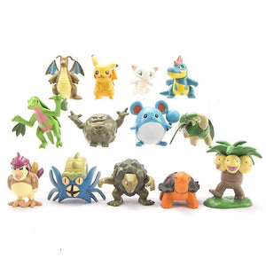 删除13piece Pikachu Pokemon Figure Toy Cake GR1789