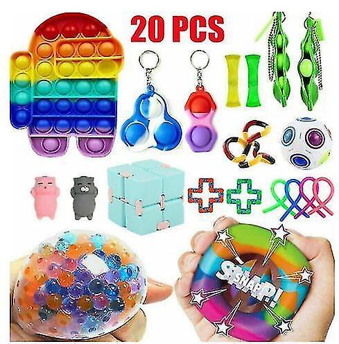 H Exercisers 20 piece Fidget Toys Set Se GR27708