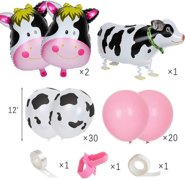 Party Games 165 piece Cow Party Supplies GR49561