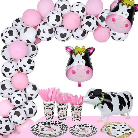 Party Games 165 piece Cow Party Supplies GR49561