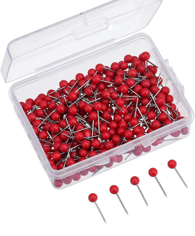 World Globes Map Tacks Push Pins 1/8 Inc GR75223