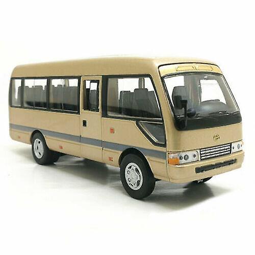 Toy Cars 1:32 Toyota Coaster Bus Model Car Alloy Diecast Christmas gift For Kid