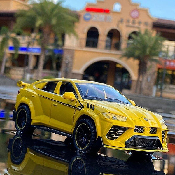 Toy Cars 1:32 Lamborghini Bison URUS SUV Alloy Racing Convertible alloy car model simulation car dec