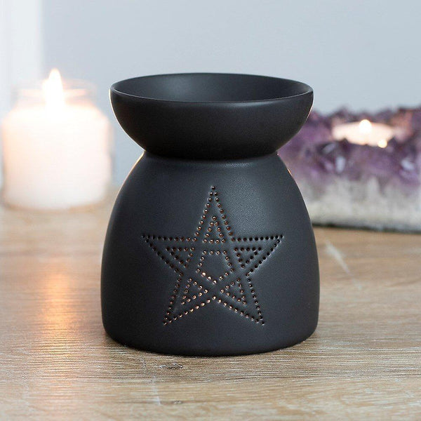 Fragrance oil pentagram oil burner