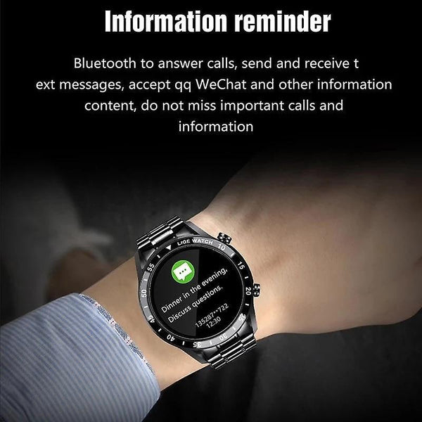 Watches watch multifunctional sports watch men's bluetooth call waterproof smart watches black