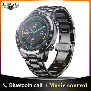 Watches watch multifunctional sports watch men's bluetooth call waterproof smart watches black