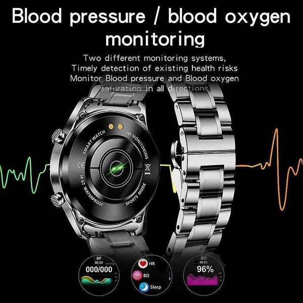 Watches watch multifunctional sports watch men's bluetooth call waterproof smart watches black