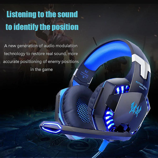 Headphones headsets headset over ear wired earphones gaming headphones