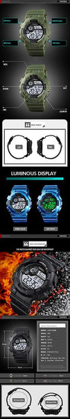 Watches watch luxury men's watches waterproof sport green