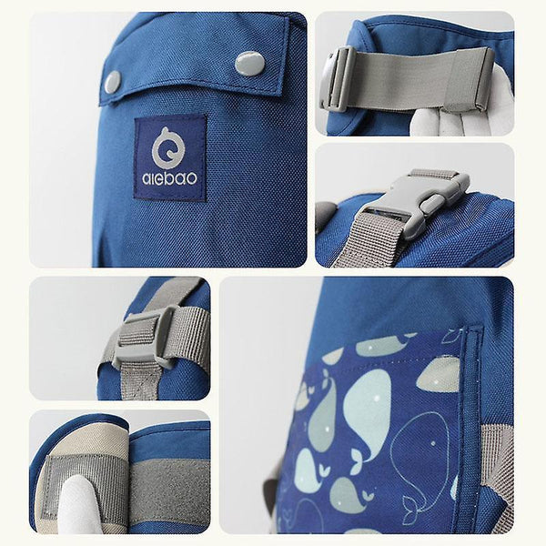 Baby carriers ergonomic baby carrier infant baby hipseat waist carrier blue